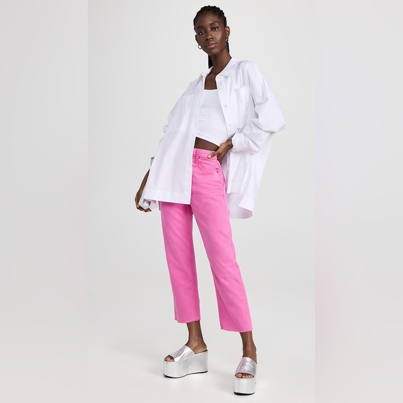 STAUD Payton Top in White - Picture 5 of 5